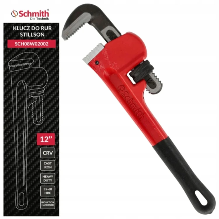KLUCZ DO RUR STILLSON HYDRAULICZNY 300mm KLUCZ NASTAWNY 12" SCHMITH