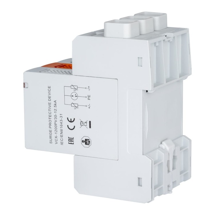 OGRANICZNIK PRZEPIĘĆ B+C 3P DC 1200V 12,5kA PV30 OCHRONNIK FOTOWOLTAICZNY
