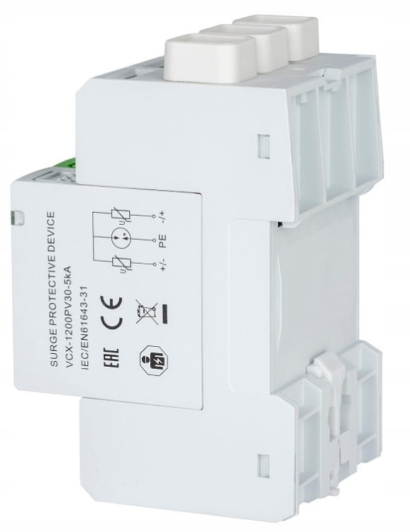 OGRANICZNIK PRZEPIĘĆ B+C 3P DC 1200V 5kA T1T2 PV30 OCHRONNIK FOTOWOLTAICZNY