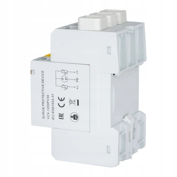 OGRANICZNIK PRZEPIĘĆ T2 C 3P DC 1200V PV30 OCHRONNIK FOTOWOLTAICZNY VCX