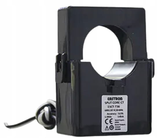 PRZEKŁADNIK PRĄDOWY Z DZIELONYM RDZENIEM 100A/5A CT24 Z PRZEWODEM EASTRON