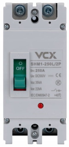 WYŁĄCZNIK ROZŁĄCZNIK PRĄDU STAŁEGO PV 550V DC 250A 2P BEZPIECZNIK DC SOLAR