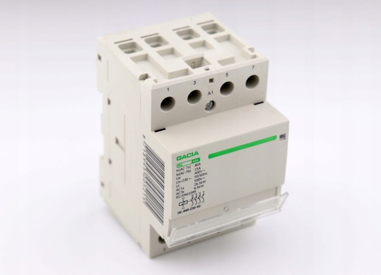 STYCZNIK MODUŁOWY 40A 3P CEWKA 230V 4 STYKI 3-FAZ