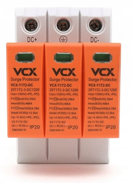 OGRANICZNIK OCHRONNIK PRZEPIĘĆ DC 1200V B+C 12,5kA
