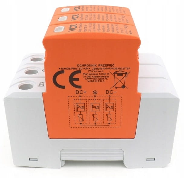 OGRANICZNIK OCHRONNIK PRZEPIĘĆ DC 1200V B+C 12,5kA