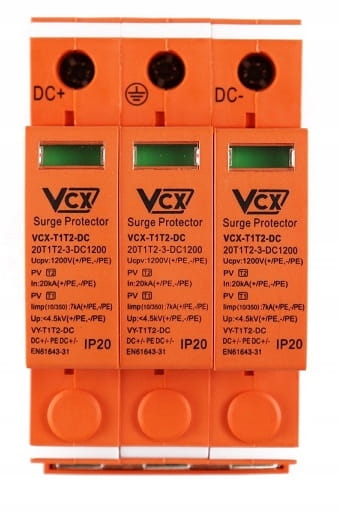 OGRANICZNIK PRZEPIĘĆ B+C DC 1200V FOTOWOLTAICZNY