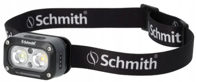 LATARKA CZOŁOWA LED CZOŁÓWKA AKUMULATOROWA USB OPASKA 300lm SENSOR SCHMITH