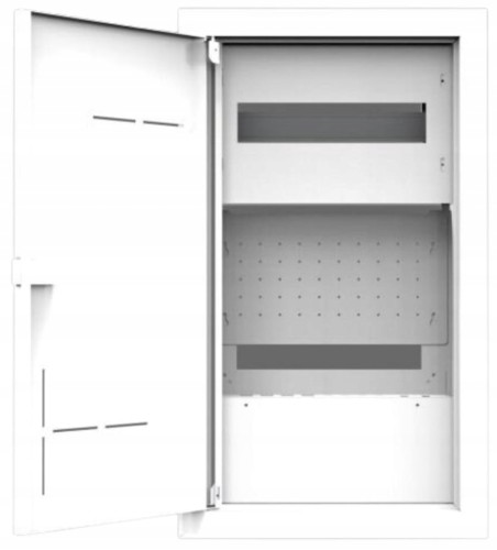 ROZDZIELNICA METALOWA PODTYNKOWA MULTIMEDIALNA SKRZYNKA SWITCH 12M 1x12