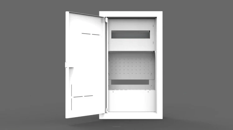 ROZDZIELNICA METALOWA PODTYNKOWA MULTIMEDIALNA SKRZYNKA SWITCH 12M 1x12