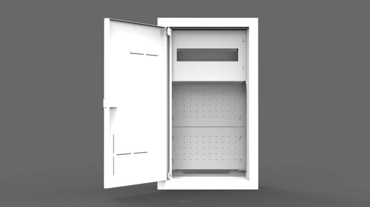 ROZDZIELNICA METALOWA PODTYNKOWA MULTIMEDIALNA SKRZYNKA OBUDOWA 12M 1x12