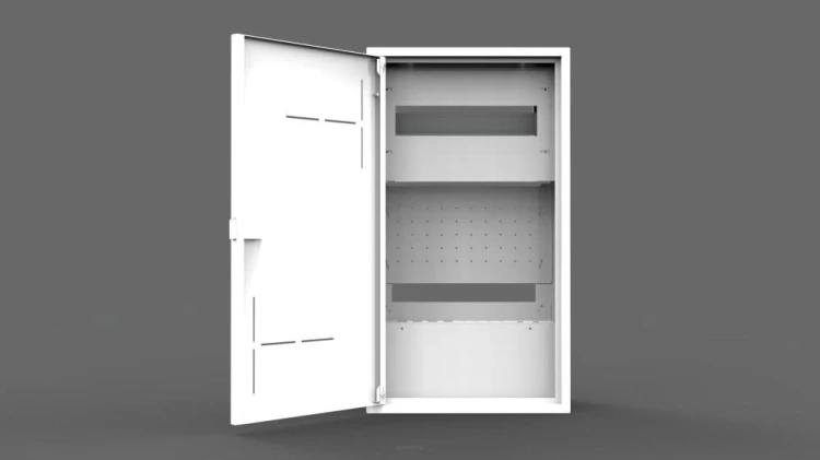 ROZDZIELNICA METALOWA NATYNKOWA MULTIMEDIALNA SKRZYNKA SWITCH 12M 1x12