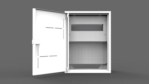 ROZDZIELNICA METALOWA NATYNKOWA MULTIMEDIALNA SKRZYNKA OBUDOWA 12M 1x12