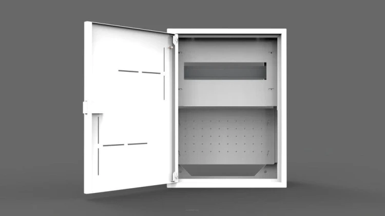 ROZDZIELNICA METALOWA NATYNKOWA MULTIMEDIALNA SKRZYNKA OBUDOWA 12M 1x12
