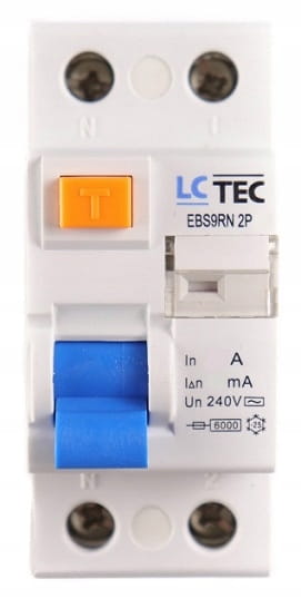 WYŁĄCZNIK RÓŻNICOWOPRĄDOWY RÓŻNICÓWKA 40A 2P 300mA AC LC-TEC