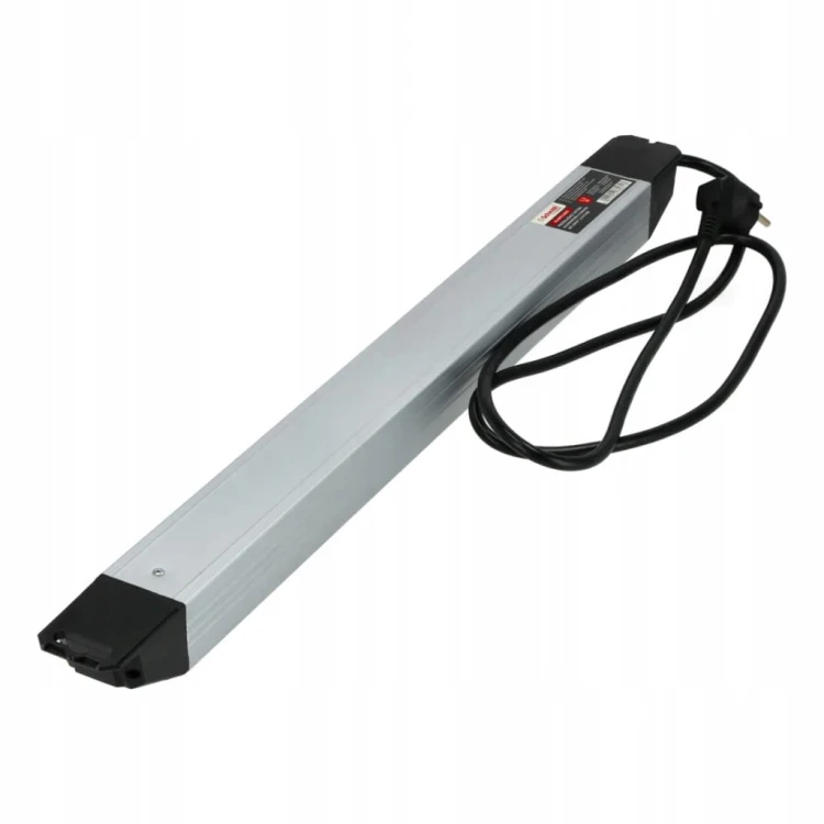 PRZEDŁUŻACZ LISTWA ZASILAJĄCA ALUMINIUM 1,5m 6 GNIAZD USB WYŁĄCZNIK SCHMITH
