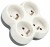 GNIAZDO ROZGAŁĘŹNIK ZŁODZIEJKA 4 GNIAZDKA CZWÓRNIK ADAPTER 16A Z/U SCHMITH