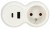 GNIAZDO ROZGAŁĘŹNIK ZŁODZIEJKA GNIAZDKA USB ADAPTER 16A Z/U SCHMITH