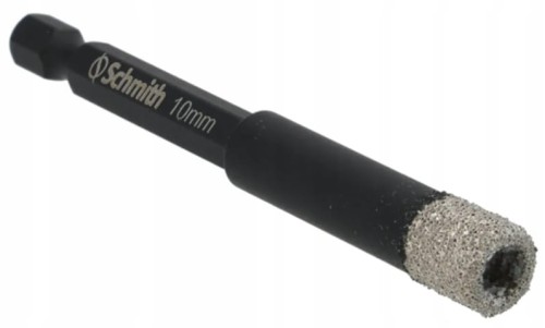WIERTŁO DIAMETOWE OTWORNICA 10mm HEX NA SUCHO DO GRESU KAMIENIA SCHMITH
