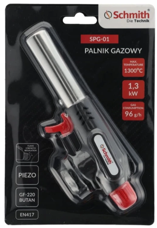 PALNIK GAZOWY PIEZO LUTLAMPA NA GAZ KARTUSZ PISTOLET DEKARSKI SCHMITH