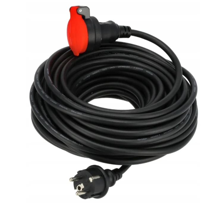 PRZEDŁUŻACZ OGRODOWY 20m BUDOWLANY GUMOWY 3x,1,5mm H05RR-F IP44 SCHMITH