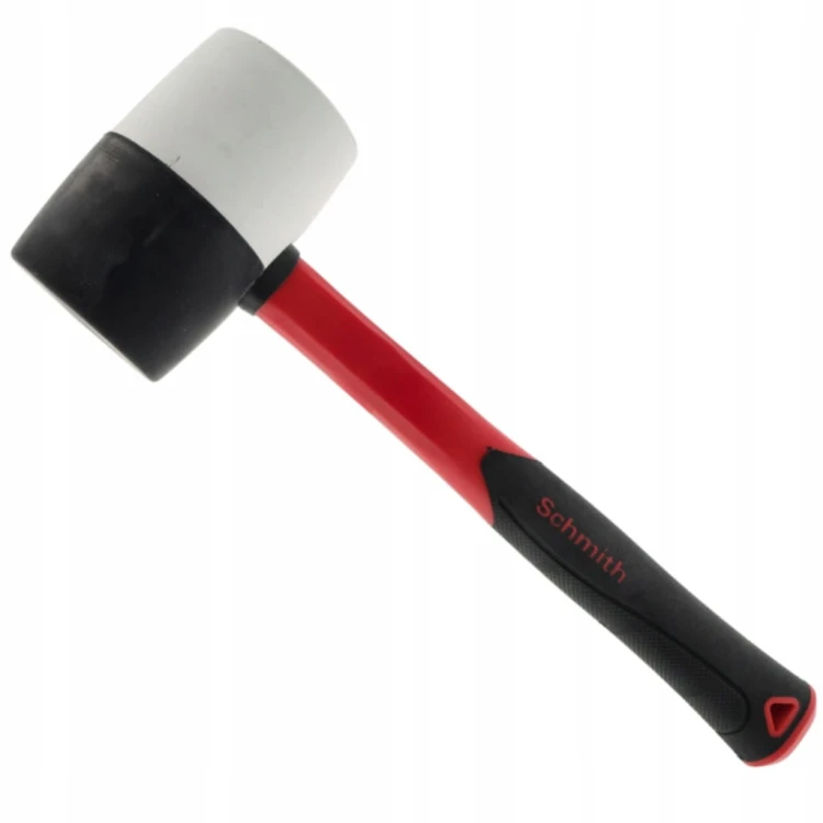 MŁOTEK GUMOWY BRUKARSKI FIBERGLASS 450G BEZODRZUTOWY SCHMITH