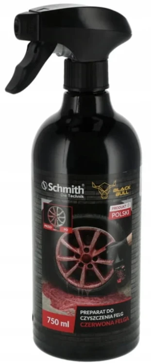 PŁYN DO CZYSZCZENIA FELG PERPARAT DO MYCIA 750ML CZERWONA FELGA SCHMITH
