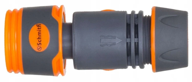 SZYBKOZŁĄCZKA OGRODOWAZ ZAWOREM ŁĄCZNIK REPARATOR DO WĘŻA 1/2" SCHMITH