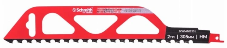 BRZESZCZOT DO PIŁY SZABLASTEJ 305mm DO BETONU CEGŁY HM/TC 2TPI SCHMITH