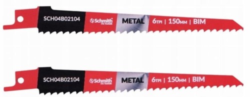BRZESZCZOT DO PIŁY SZABLASTEJ 150mm DO METALU BI-METAL 6TPI 2szt. SCHMITH