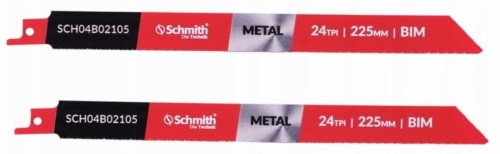 BRZESZCZOT DO PIŁY SZABLASTEJ 225mm DO METALU BI-METAL 24TPI 2szt. SCHMITH