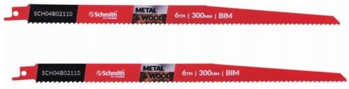 BRZESZCZOT DO PIŁY SZABLASTEJ 300mm DO METALU DREWNA UNIWERSAL 2szt SCHMITH