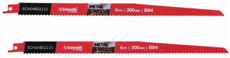 BRZESZCZOT DO PIŁY SZABLASTEJ 300mm DO METALU DREWNA UNIWERSAL 2szt SCHMITH