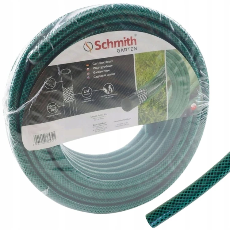 WĄŻ OGRODOWY 1/2" 30m DO PODLEWANIA OGRODU ODPORNY NA UV SCHMITH