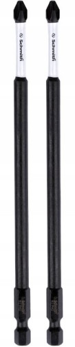 BITY UDAROWE PH2 150mm DŁUGI BIT KRZYŻOWY KOŃCÓWKA WKRĘTAKOWA 2szt SCHMITH