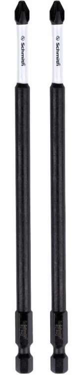 BITY UDAROWE PH2 150mm DŁUGI BIT KRZYŻOWY KOŃCÓWKA WKRĘTAKOWA 2szt SCHMITH