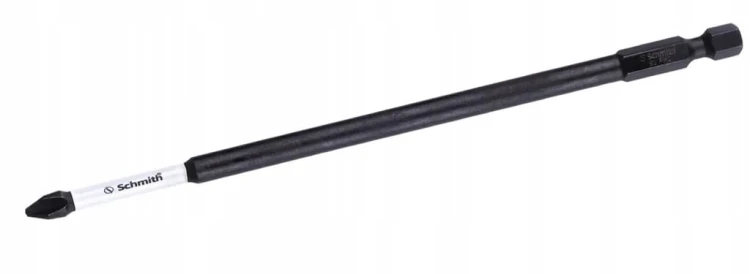 BITY UDAROWE PH2 150mm DŁUGI BIT KRZYŻOWY KOŃCÓWKA WKRĘTAKOWA 2szt SCHMITH