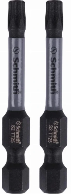 BIT UDAROWY TORX TT25 50mm KOŃCÓWKA MAGNETYCZNA BITY ZESTAW 2szt SCHMITH