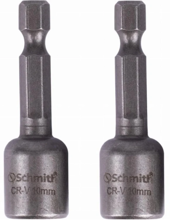 KLUCZYK MAGNETYCZNY DO WKRĘTAKÓW UCHWYT BIT 10mm NASADKA ZESTAW 2 SCHMITH