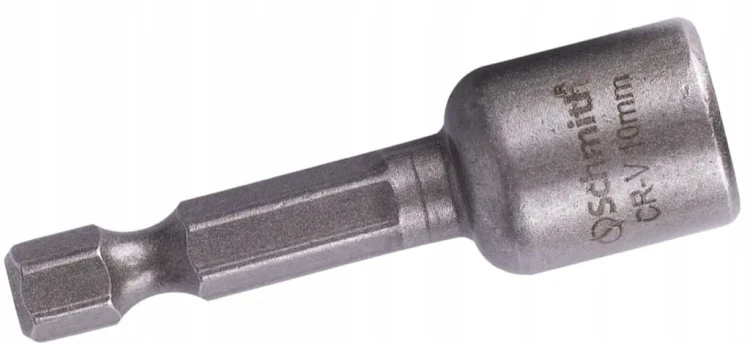 KLUCZYK MAGNETYCZNY DO WKRĘTAKÓW UCHWYT BIT 10mm NASADKA ZESTAW 2 SCHMITH
