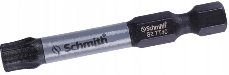 BIT UDAROWY TORX TT40 50mm KOŃCÓWKA MAGNETYCZNA BITY ZESTAW 2szt SCHMITH