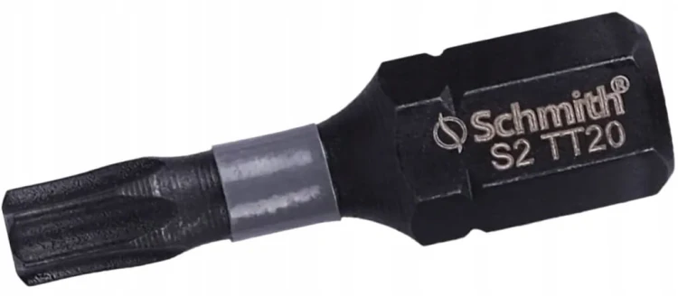 BIT UDAROWY TORX TT20 25mm KOŃCÓWKA MAGNETYCZNA BITY ZESTAW 5szt SCHMITH