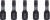 BIT UDAROWY TORX TT25 25mm KOŃCÓWKA MAGNETYCZNA BITY ZESTAW 5szt SCHMITH