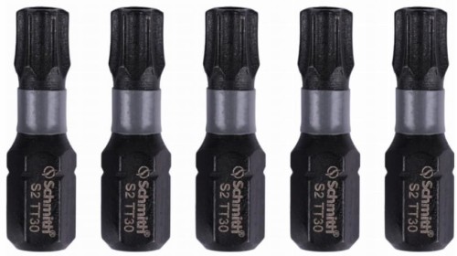 BIT UDAROWY TORX TT30 25mm KOŃCÓWKA MAGNETYCZNA BITY ZESTAW 5szt SCHMITH