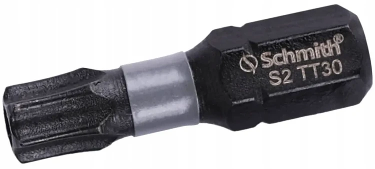 BIT UDAROWY TORX TT30 25mm KOŃCÓWKA MAGNETYCZNA BITY ZESTAW 5szt SCHMITH