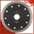 TARCZA DIAMENTOWA 125mm DO GRESU PŁYTEK GLAZURY SUPER SLIM SCHMITH