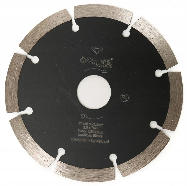 TARCZA DIAMENTOWA SEGMENTOWA 115mm SCHMITH