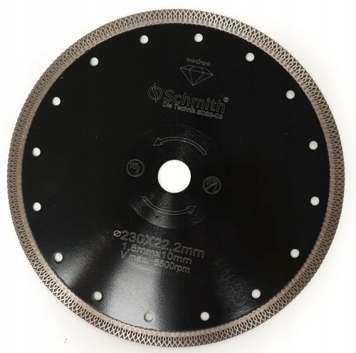 TARCZA DIAMENTOWA 230mm DO GRESU PŁYTEK SCHMITH