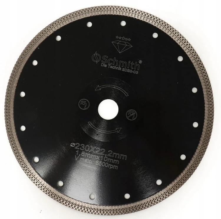 TARCZA DIAMENTOWA 230mm DO GRESU PŁYTEK SCHMITH