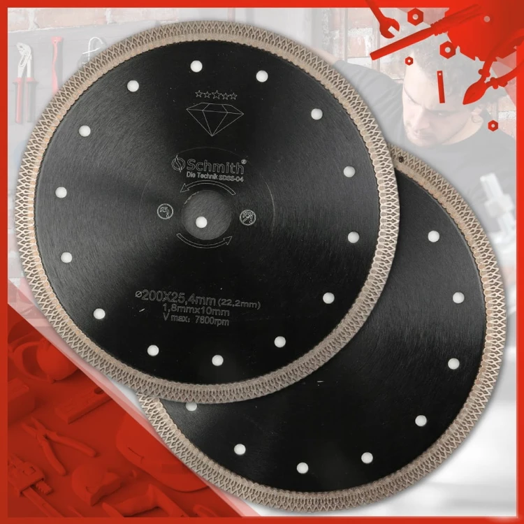 TARCZA DIAMENTOWA 200mm DO GRESU PŁYTEK - SCHMITH