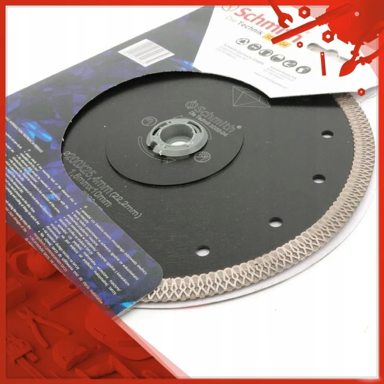 TARCZA DIAMENTOWA 200mm DO GRESU PŁYTEK - SCHMITH